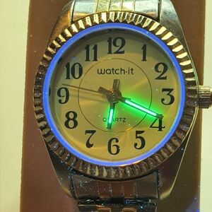 Watch- It Silver/Goldtone Stainless Steel Women's Watch